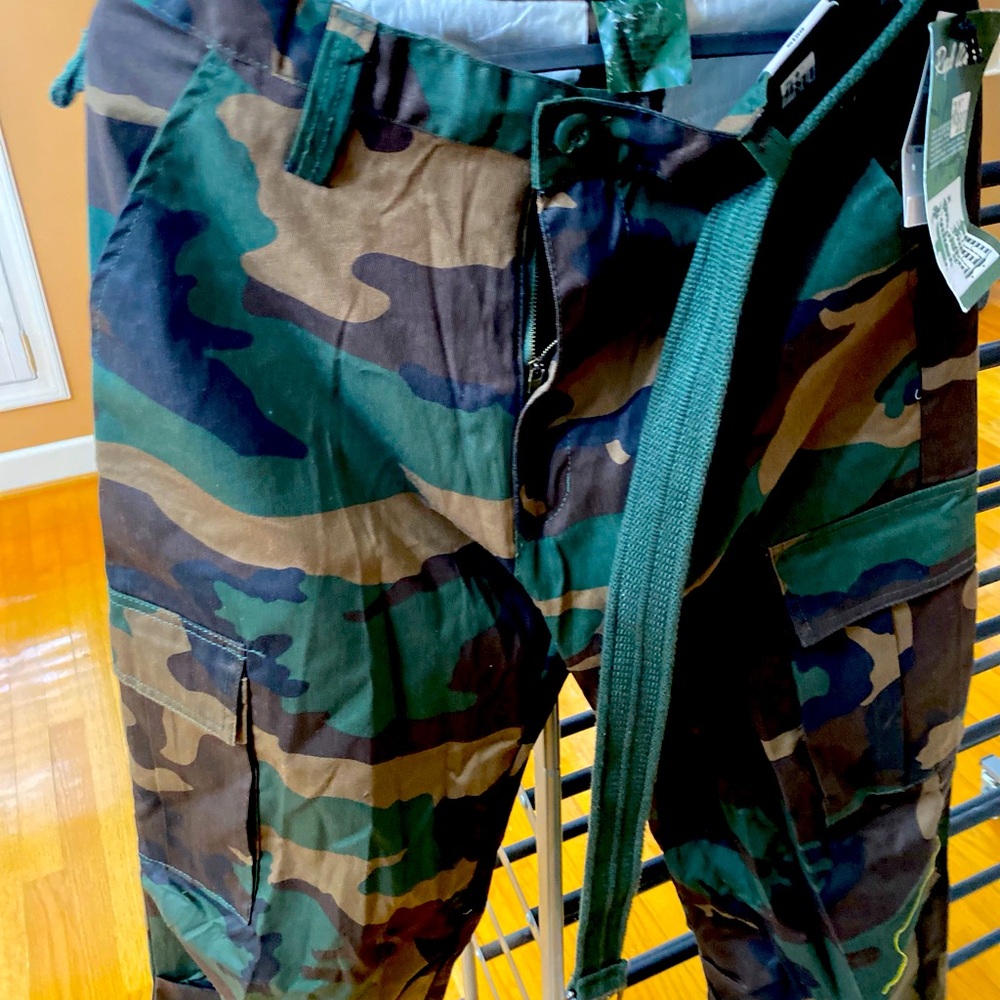 camouflage cargo pants